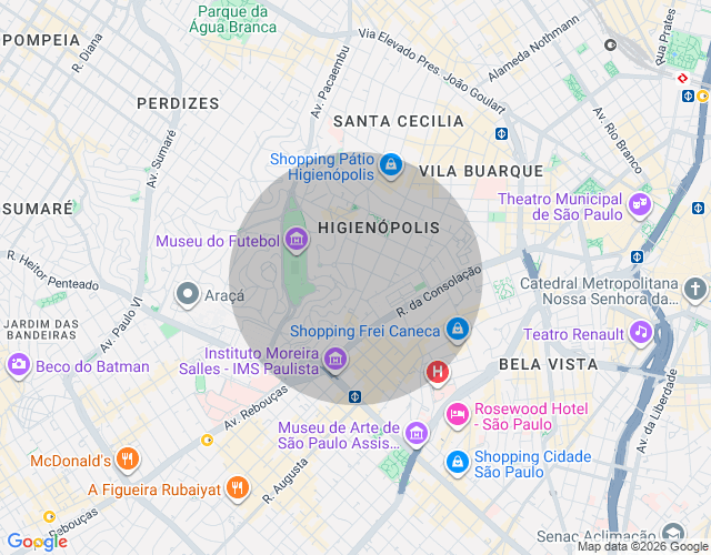 Imóvel no mapa