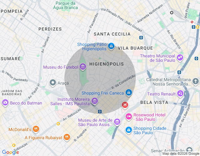 Imóvel no mapa