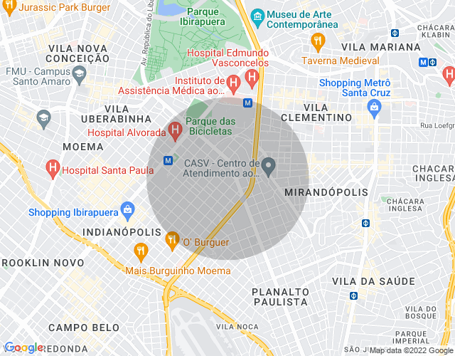 Imóvel no mapa