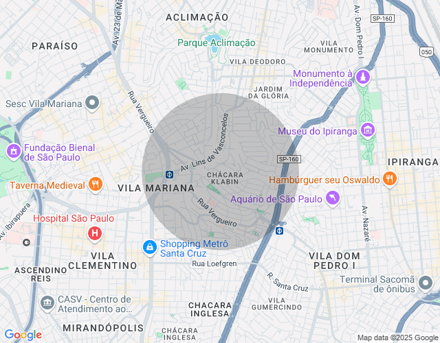 Imóvel no mapa