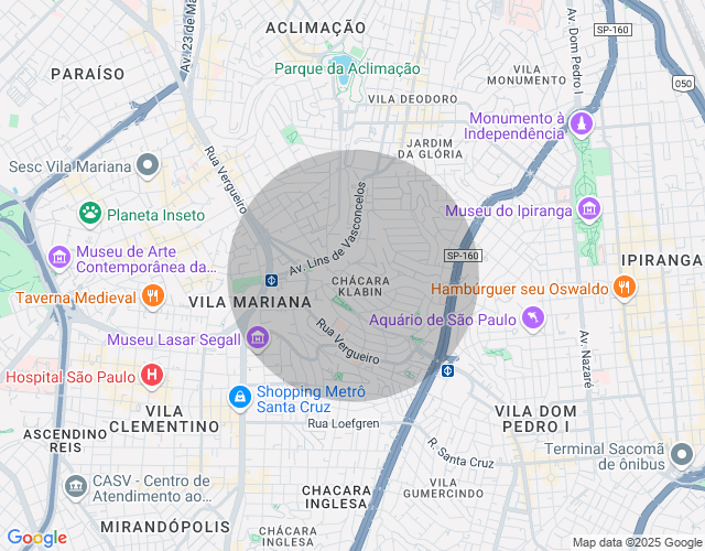 Imóvel no mapa
