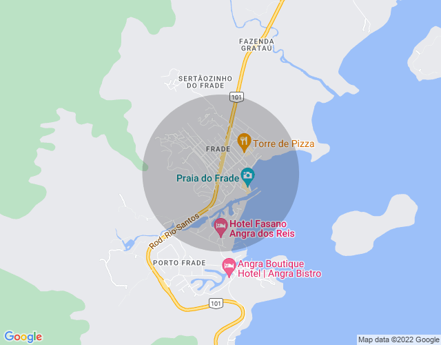 Imóvel no mapa