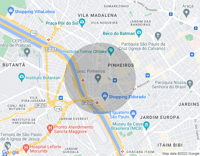 Imóvel no mapa
