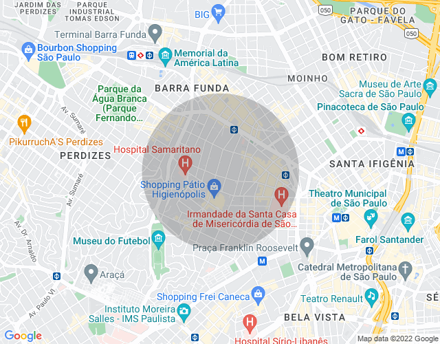 Imóvel no mapa