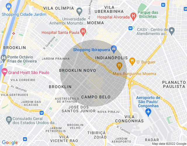Imóvel no mapa