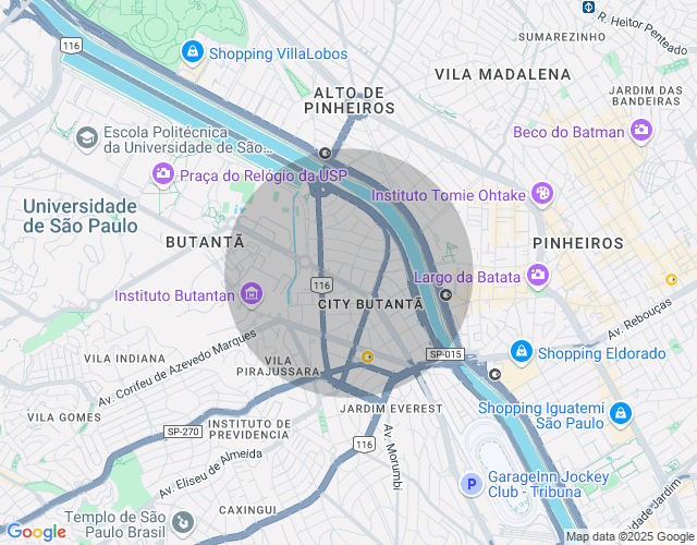 Imóvel no mapa