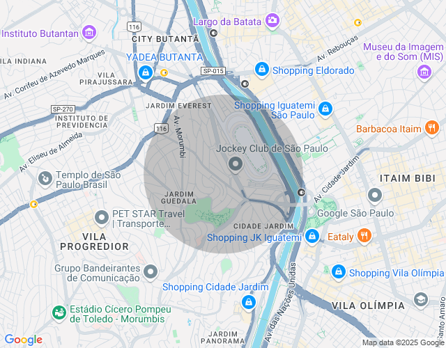 Imóvel no mapa