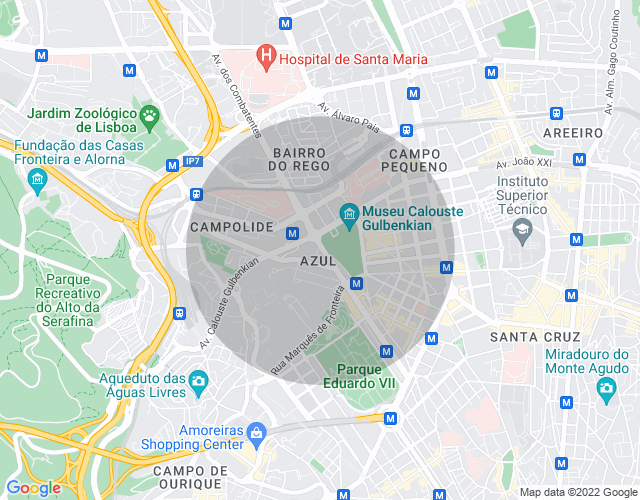 Imóvel no mapa