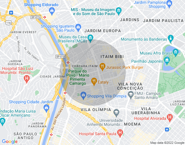 Imóvel no mapa