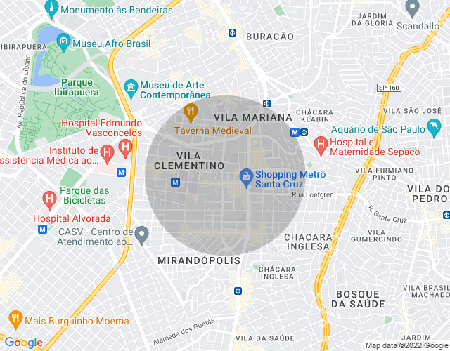 Imóvel no mapa