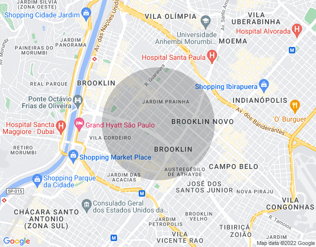 Imóvel no mapa