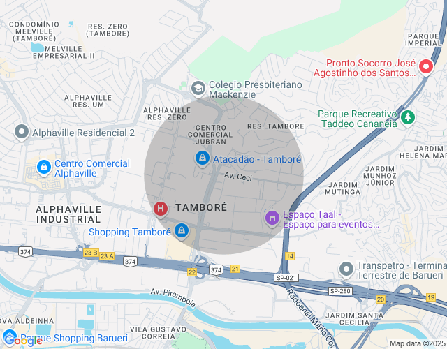 Imóvel no mapa