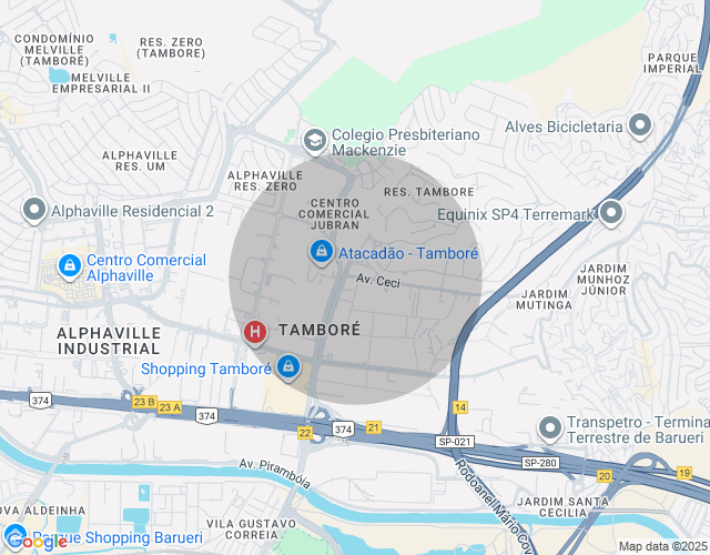 Imóvel no mapa