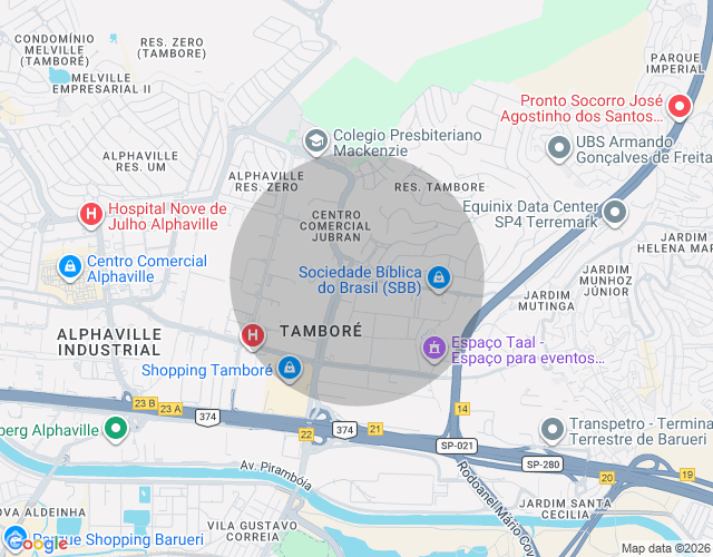 Imóvel no mapa