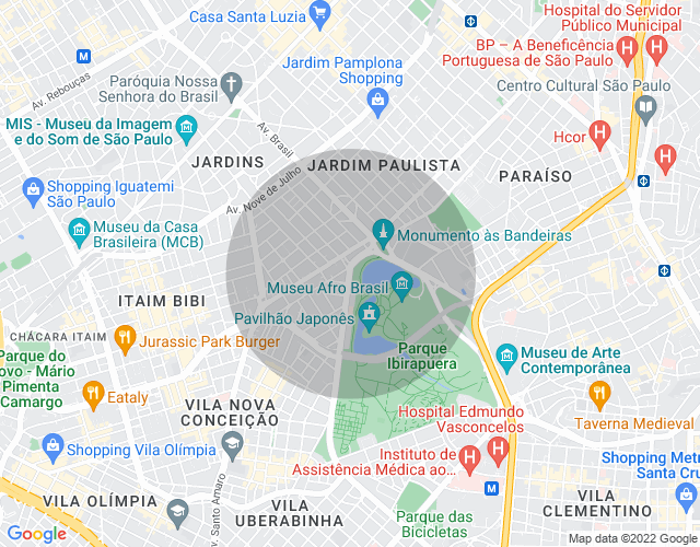 Imóvel no mapa