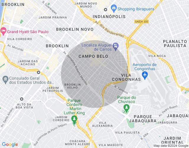 Imóvel no mapa