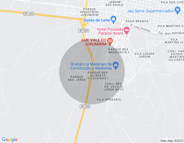 Imóvel no mapa