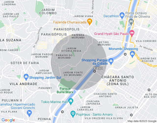 Imóvel no mapa