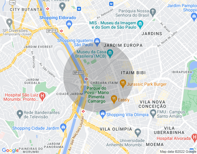 Imóvel no mapa
