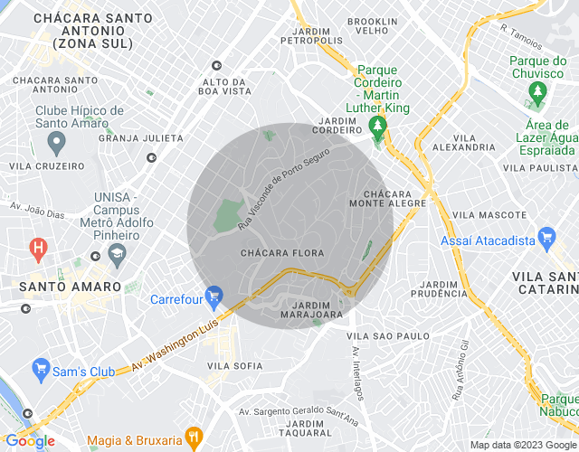 Imóvel no mapa