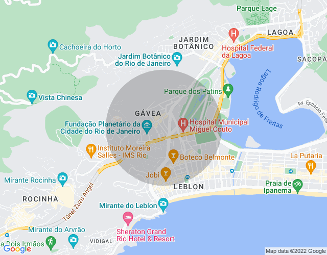 Imóvel no mapa