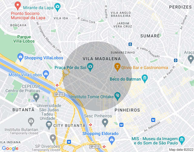 Imóvel no mapa