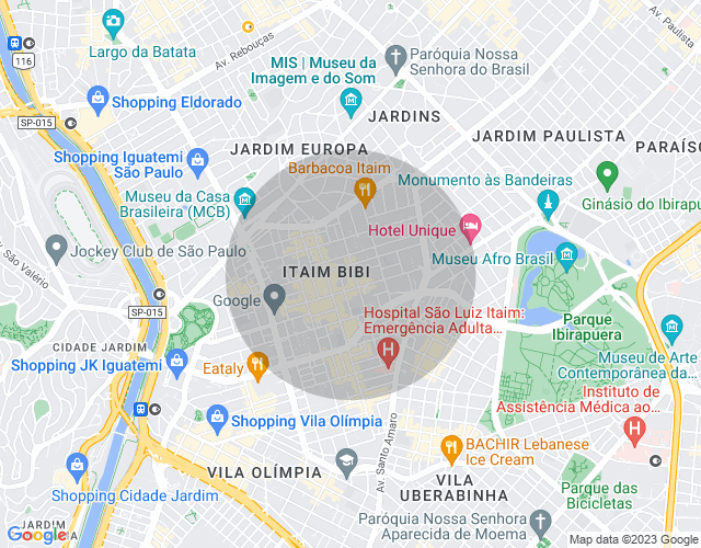 Imóvel no mapa