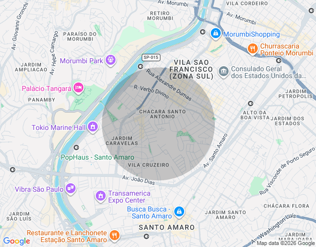 Imóvel no mapa
