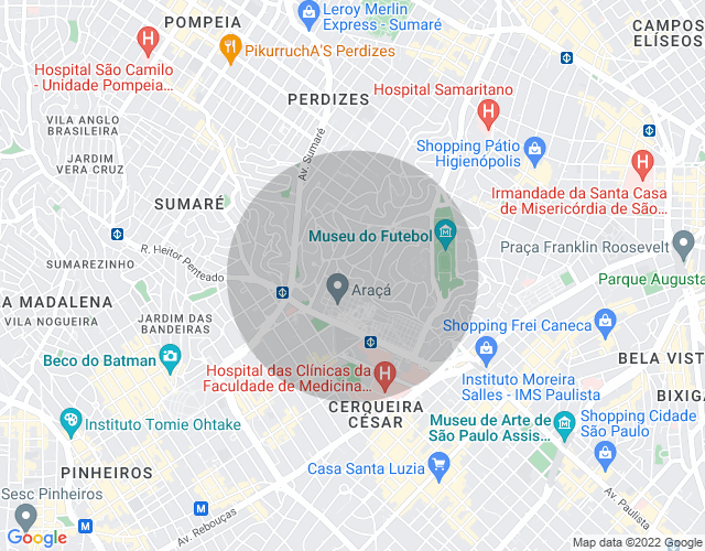 Imóvel no mapa