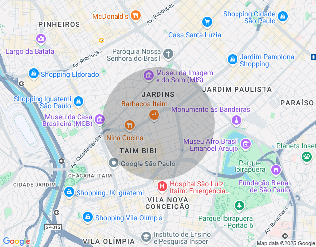 Imóvel no mapa