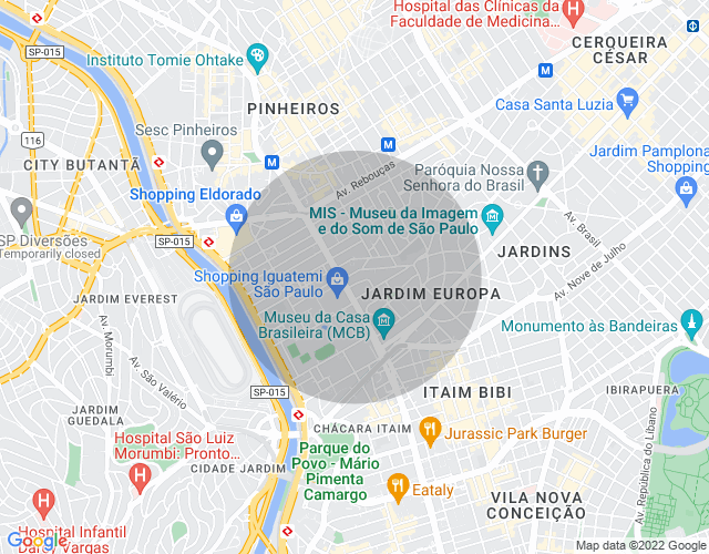 Imóvel no mapa