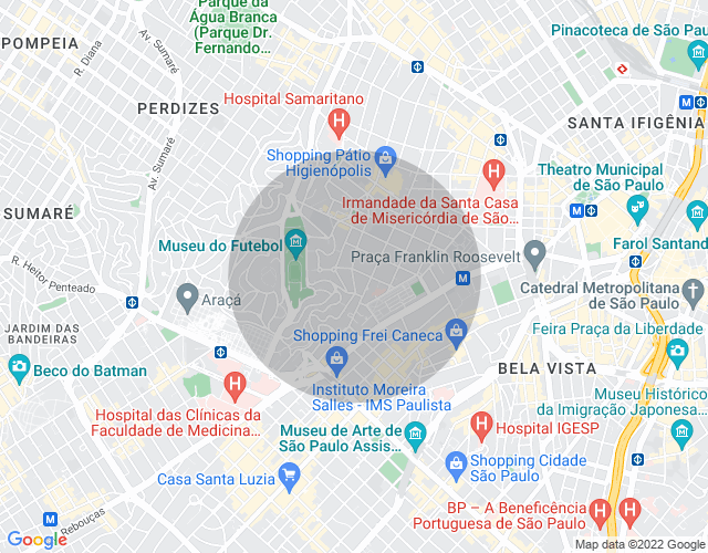 Imóvel no mapa