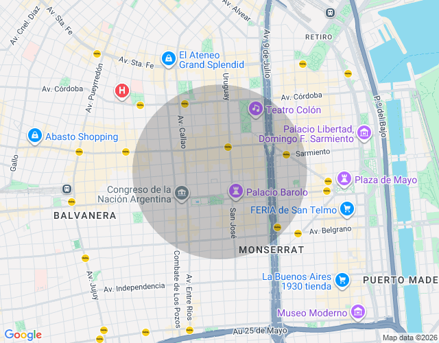 Imóvel no mapa