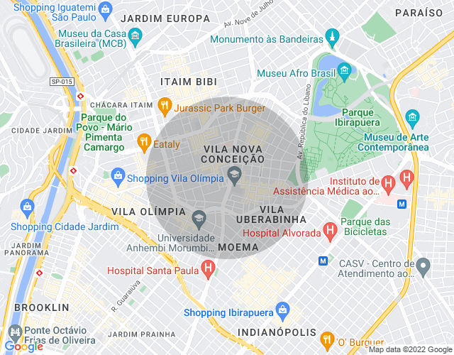 Imóvel no mapa
