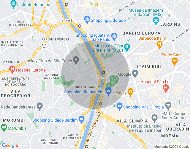 Imóvel no mapa