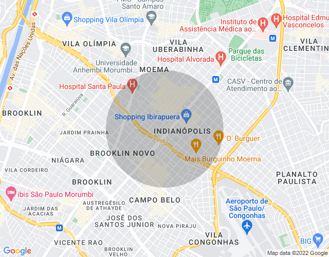 Imóvel no mapa