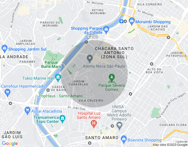 Imóvel no mapa