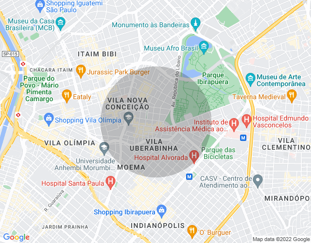 Imóvel no mapa