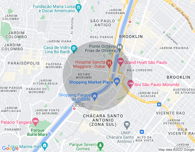 Imóvel no mapa