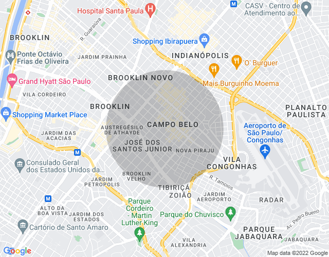 Imóvel no mapa
