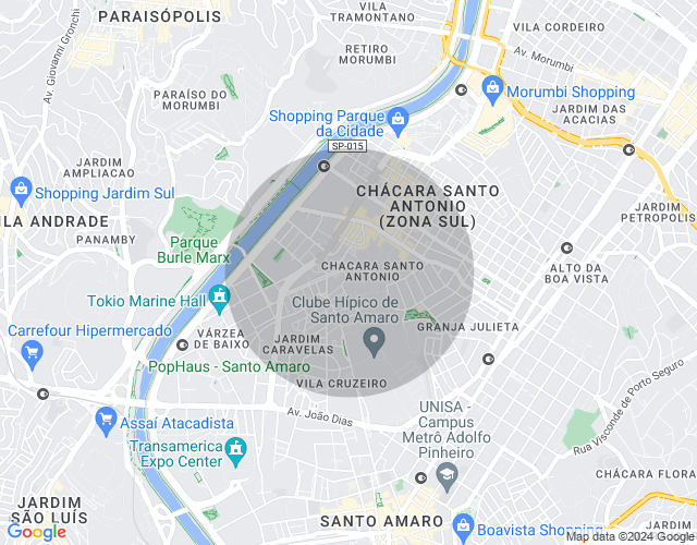 Imóvel no mapa