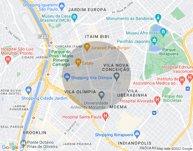 Imóvel no mapa