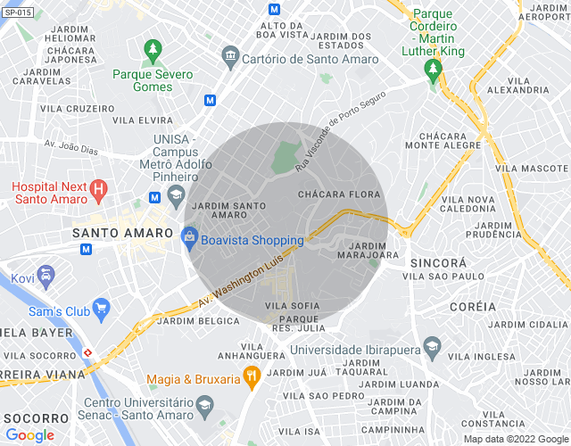 Imóvel no mapa