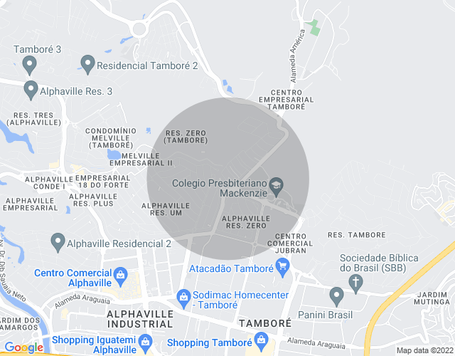 Imóvel no mapa