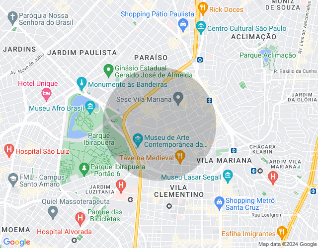 Imóvel no mapa