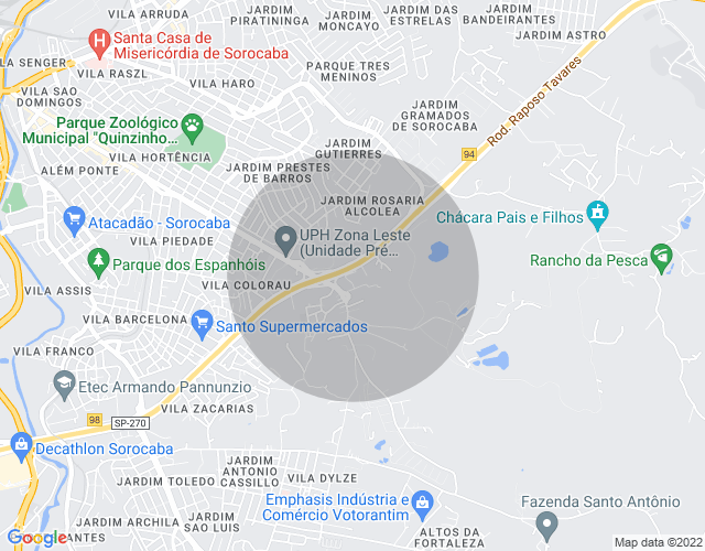 Imóvel no mapa