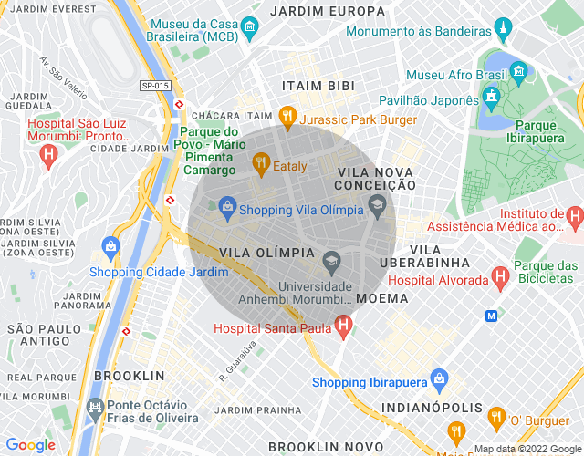 Imóvel no mapa