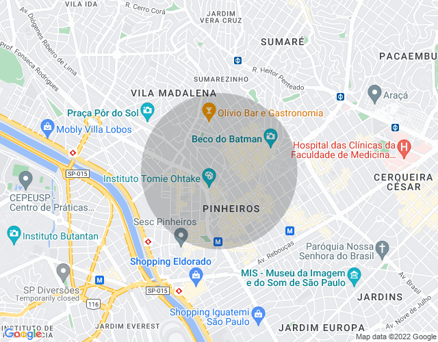 Imóvel no mapa