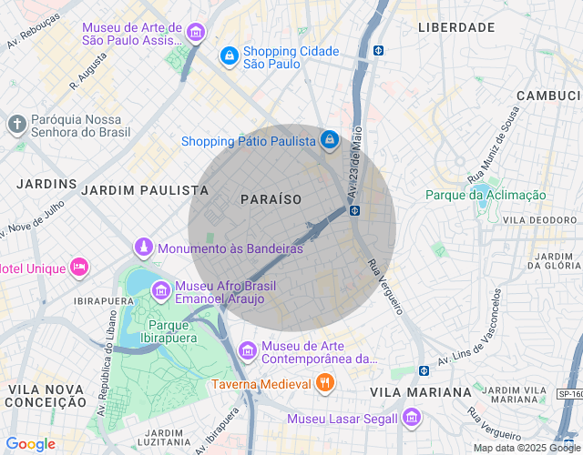 Imóvel no mapa