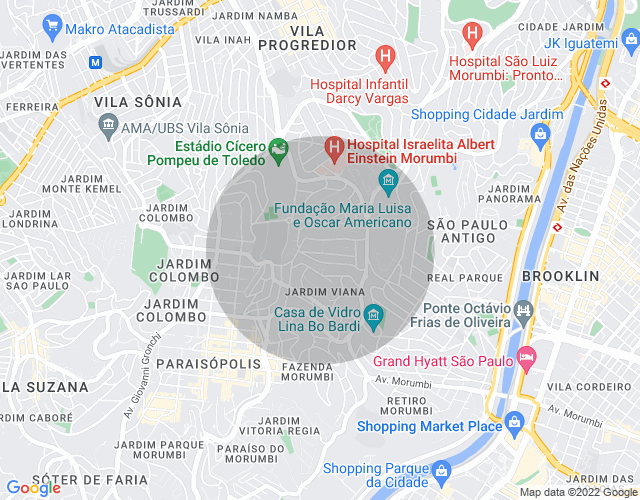 Imóvel no mapa